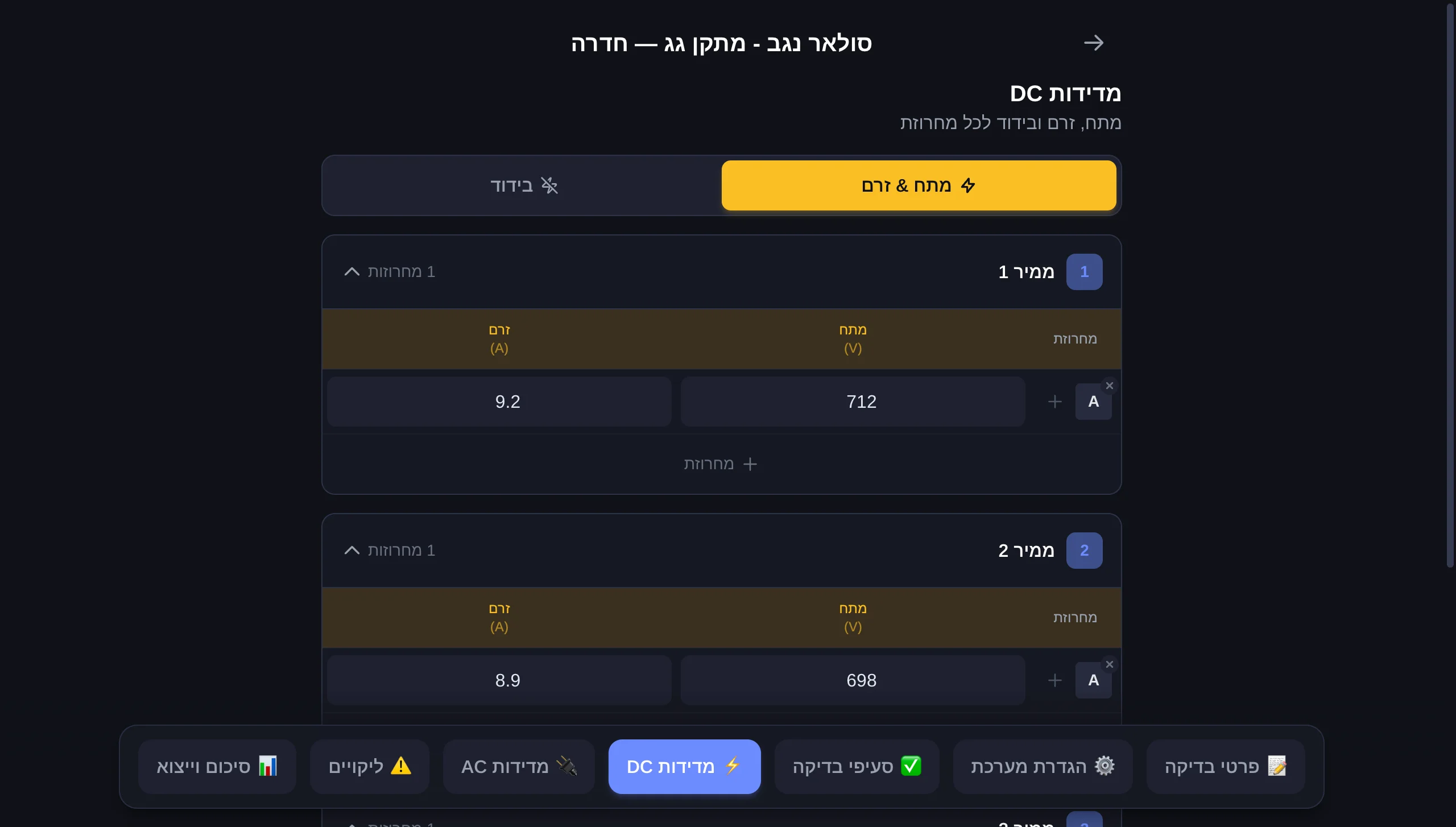 בדיקות PV תקופתיות, מהשטח עד הדוח
